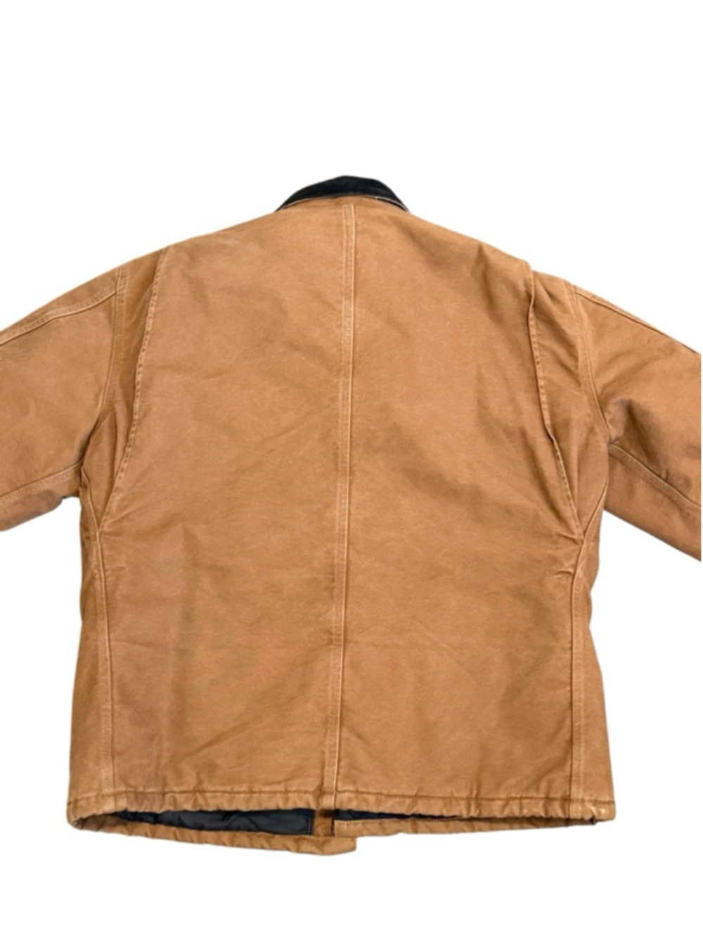 Vtg Carhartt MENS ARCTIC QUILT LINED SANDSTONE TRADITIONAL COAT C26 Sz XL - Picture 6 of 8